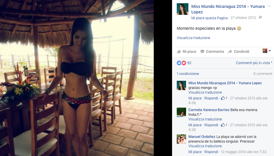 Yumara López, stroncata da un tumore Miss Mondo 2014