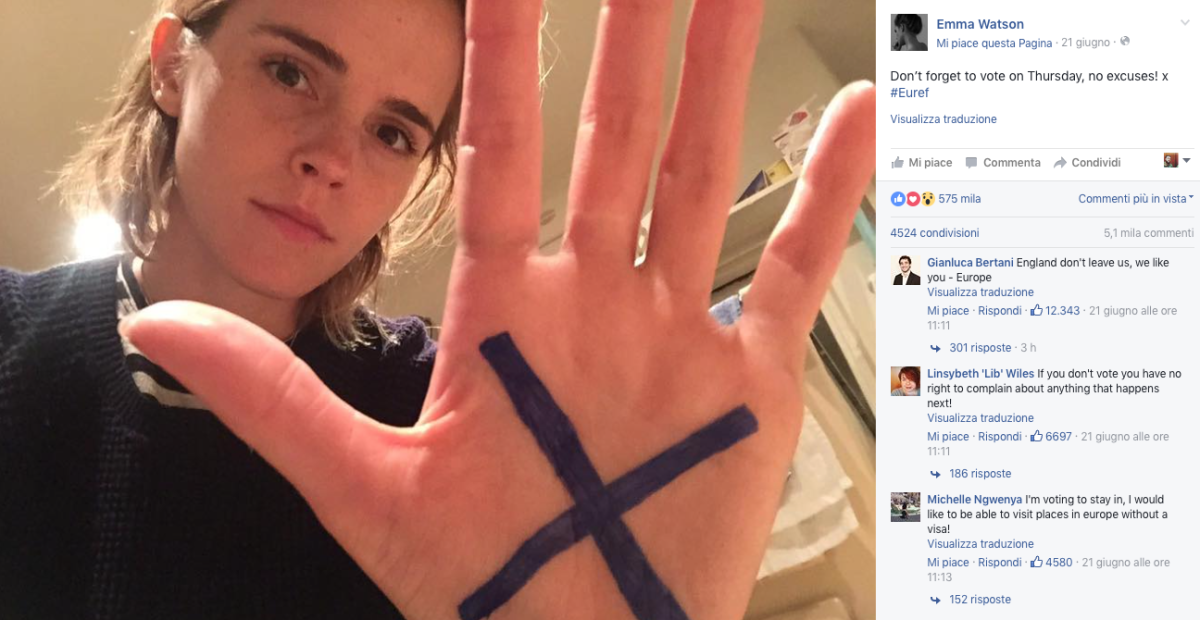 Galleria foto 'Brexit: da Liz Hurley a David Beckham, così si sono schierate le star inglesi' - foto 6