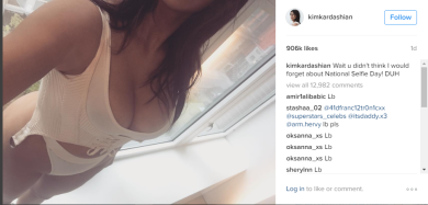Foto hot: Kim Kardashian ci “ricasca”