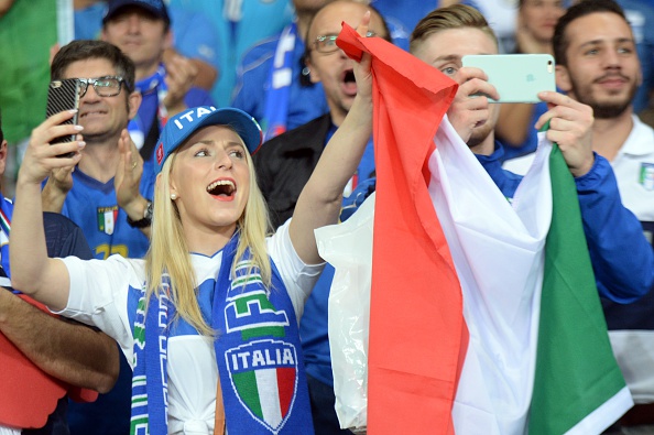 Euro 2016: Italia-Irlanda, lo spettacolo dei tifosi