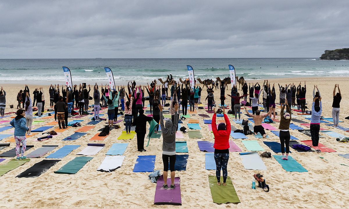 Giornata internazionale dello Yoga: le foto più belle Giornata internazionale dello Yoga: le foto più belle