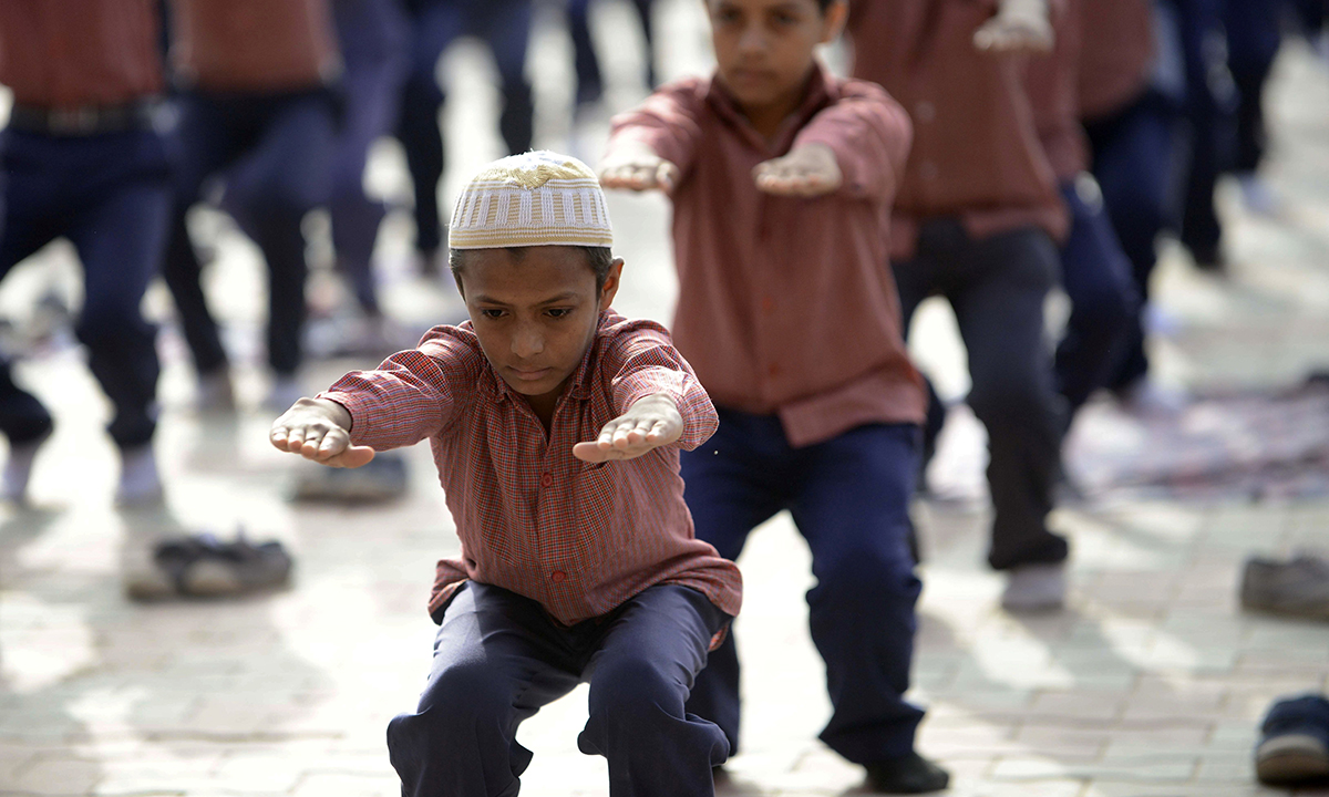 Giornata internazionale dello Yoga: le foto più belle Giornata internazionale dello Yoga: le foto più belle
