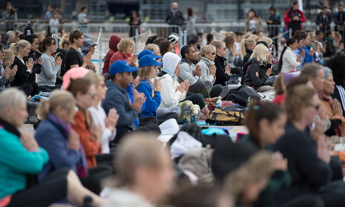 Giornata internazionale dello Yoga: le foto più belle Giornata internazionale dello Yoga: le foto più belle