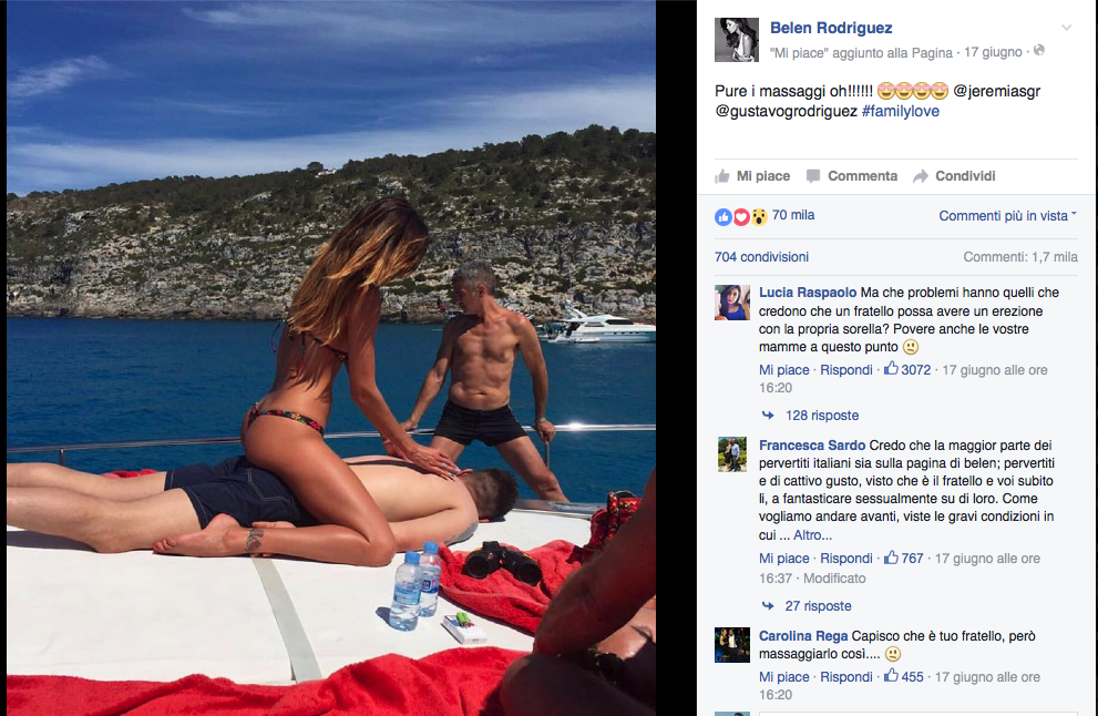 Belén Rodriguez sexy a Ibiza