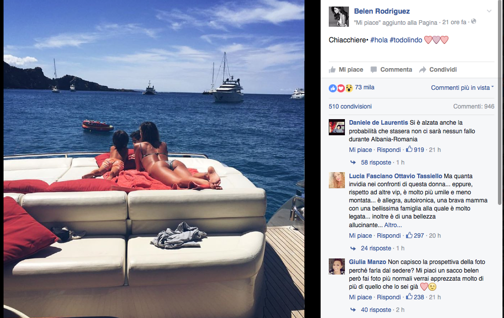 Belén Rodriguez sexy a Ibiza