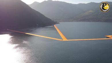 Lago di Iseo: il ponte di Christo. L’inaugurazione | video