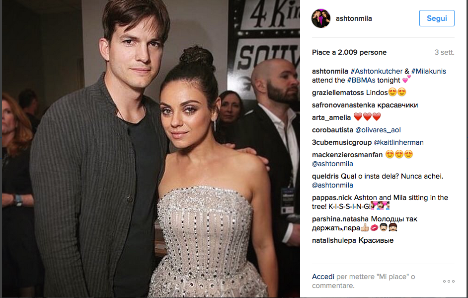 Ashton Kutcher e Mila Kunis genitori bis
