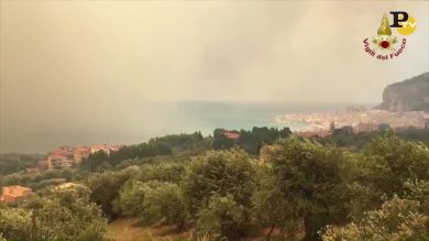 Incendi a Cefalù e in Sicilia | video