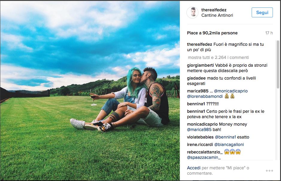 Fedez: ritorno di fiamma con TigerLily