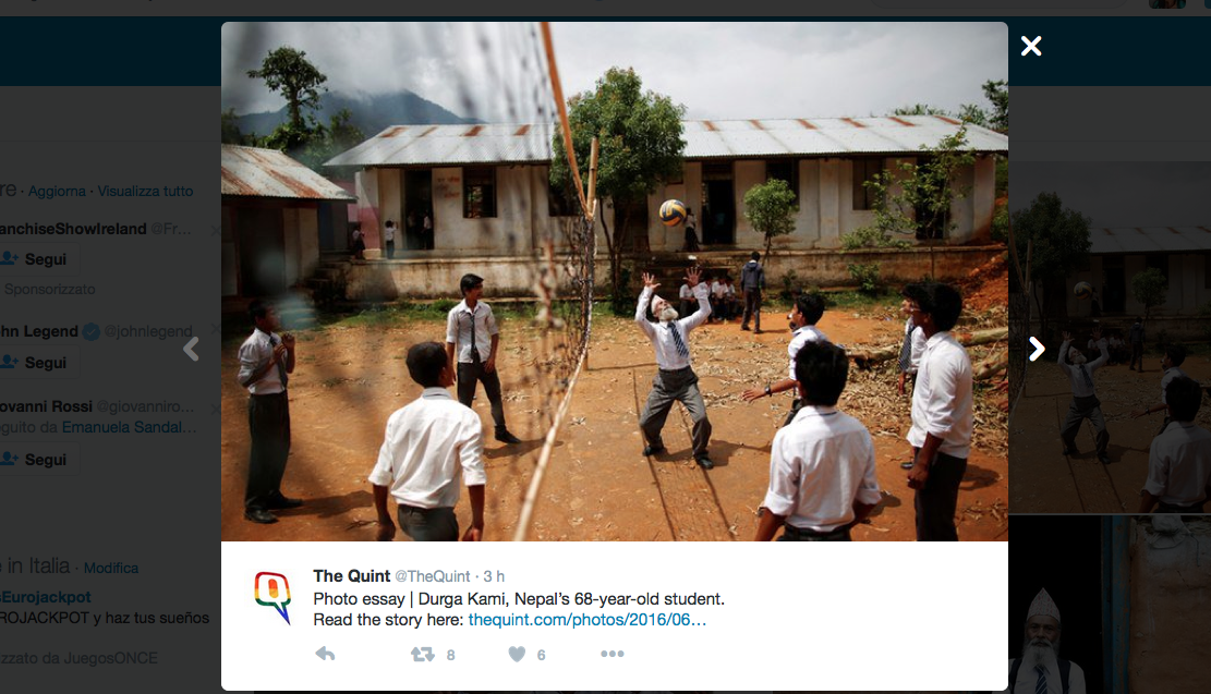 A 68 anni torna a scuola. Succede in Nepal A 68 anni torna a scuola. Succede in Nepal