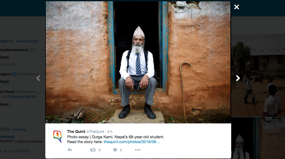 A 68 anni torna a scuola. Succede in Nepal A 68 anni torna a scuola. Succede in Nepal