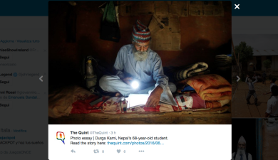 A 68 anni torna a scuola. Succede in Nepal