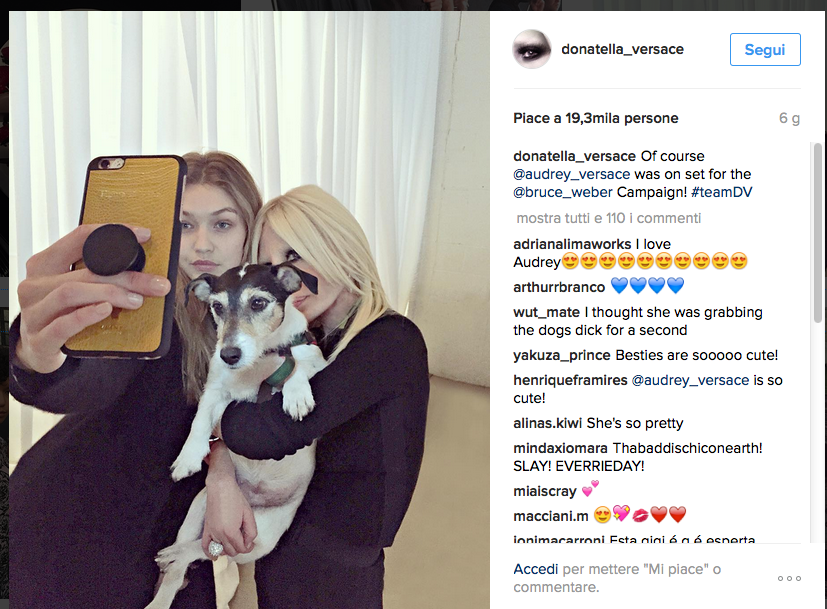 Versace, sotto accusa la nuova campagna con Gigi Hadid Versace, sotto accusa la nuova campagna con Gigi Hadid