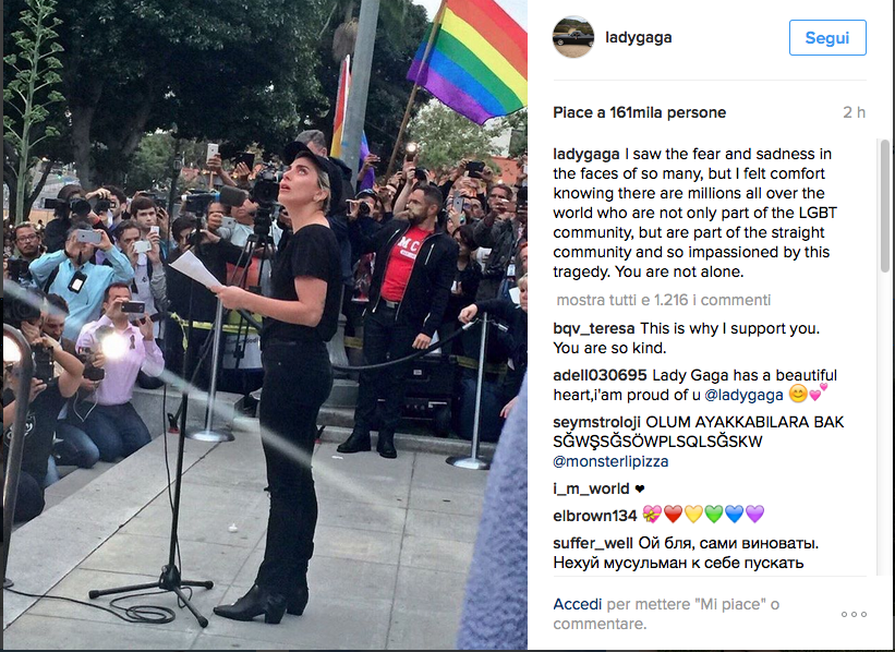 #PrayForOrlando, la solidarietà dello star system dopo la strage #PrayForOrlando, la solidarietà dello star system dopo la strage