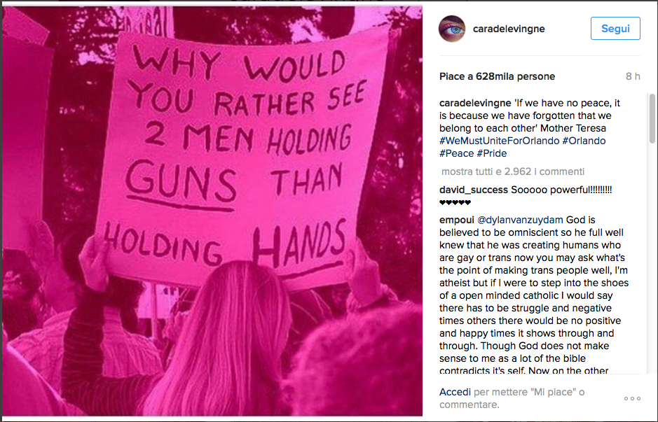 #PrayForOrlando, la solidarietà dello star system dopo la strage #PrayForOrlando, la solidarietà dello star system dopo la strage