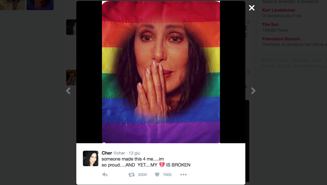 #PrayForOrlando, la solidarietà dello star system dopo la strage #PrayForOrlando, la solidarietà dello star system dopo la strage