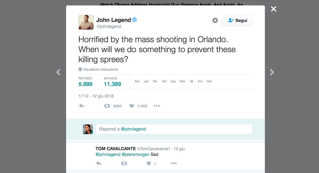 #PrayForOrlando, la solidarietà dello star system dopo la strage #PrayForOrlando, la solidarietà dello star system dopo la strage