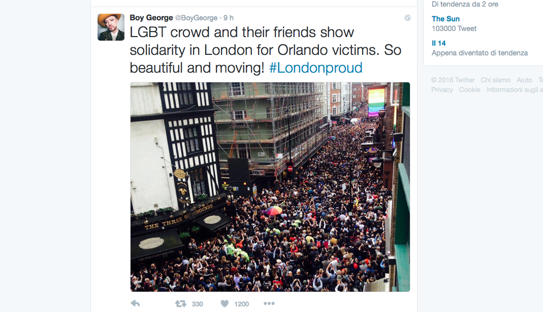 #PrayForOrlando, la solidarietà dello star system dopo la strage #PrayForOrlando, la solidarietà dello star system dopo la strage