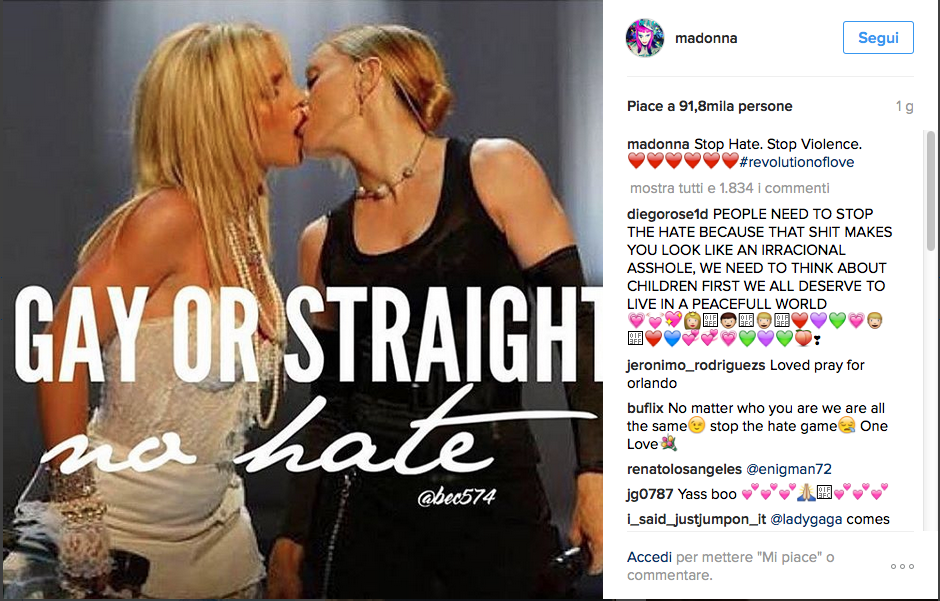 #PrayForOrlando, la solidarietà dello star system dopo la strage #PrayForOrlando, la solidarietà dello star system dopo la strage