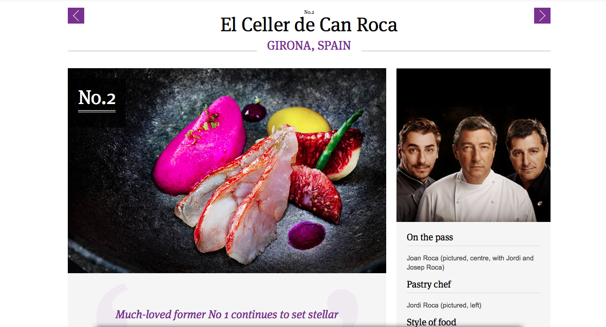 L’Osteria Francescana di Massimo Bottura è il miglior ristorante del mondo L’Osteria Francescana di Massimo Bottura è il miglior ristorante del mondo