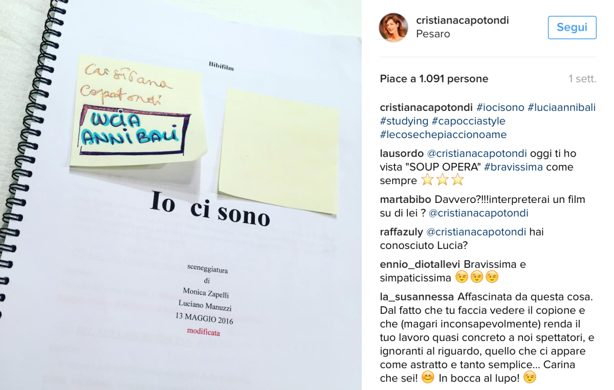 Galleria foto 'Io ci sono: una fiction sulla storia di Lucia Annibali, Capotondi protagonista' - foto 4