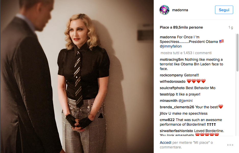 Madonna incontra Obama: un sogno realizzato