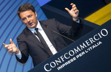 I fischi di Confcommercio a Renzi