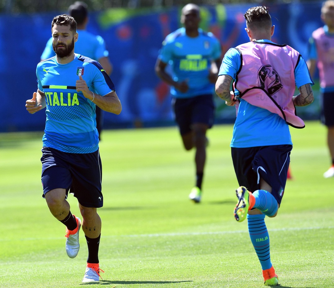 Euro 2016: primo allenamento dell’Italia a Montpellier – foto