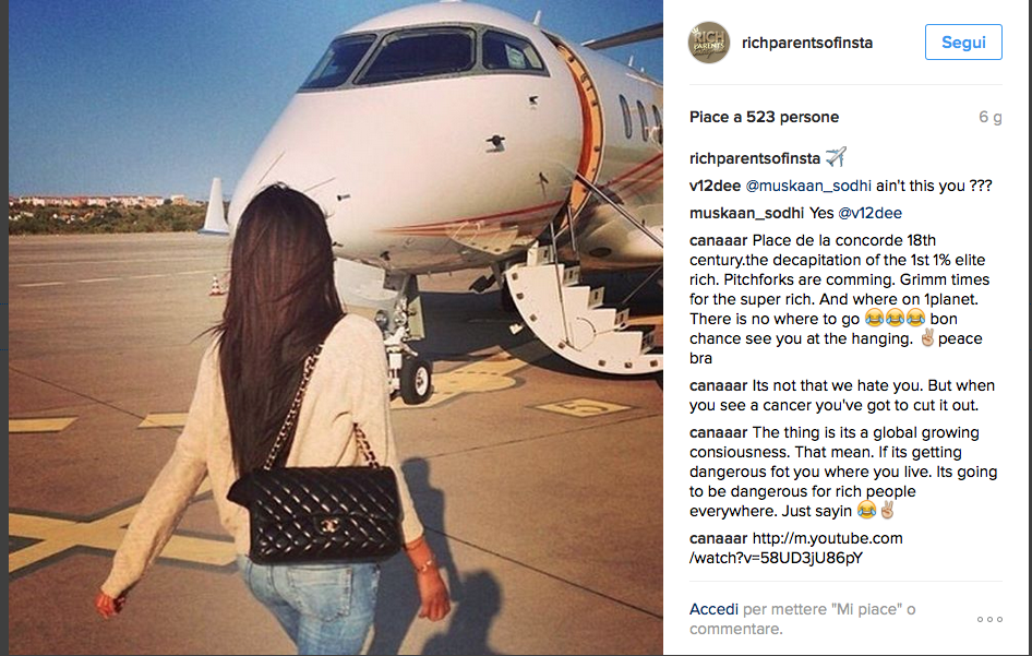 Su Instagram arrivano i #richparents tra lusso e denaro Su Instagram arrivano i #richparents tra lusso e denaro