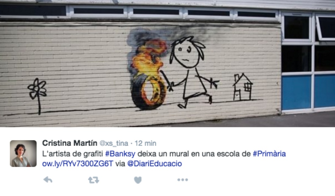 Banksy: un murales a Bristol per una scuola elementare – FOTO Banksy: un murales a Bristol per una scuola elementare – FOTO