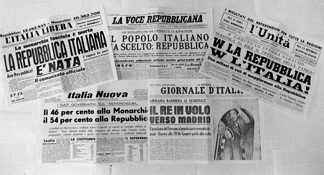 I 70 anni della Repubblica e l’Italia del 1946