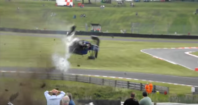 Il camera car dell’incidente in Formula 3