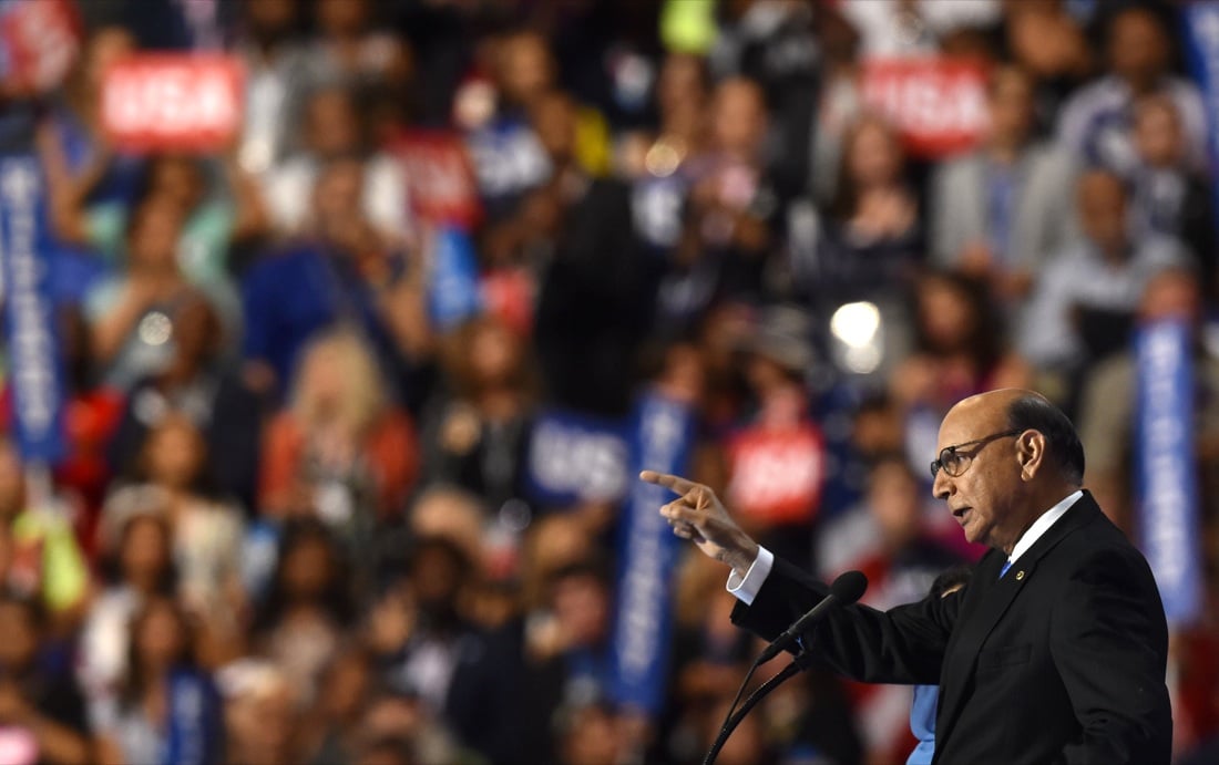 Usa 2016: le parole del padre del soldato musulmano morto in Iraq