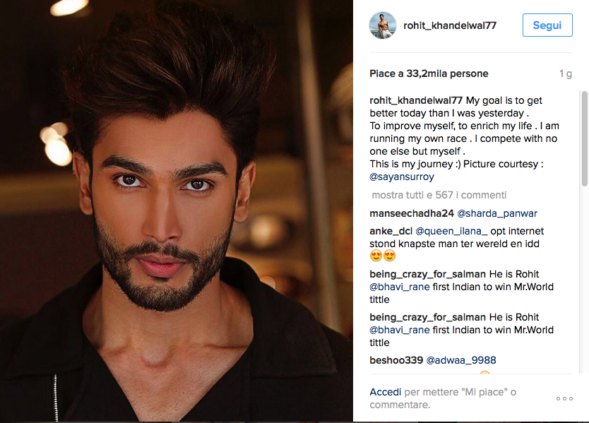 Viene dall’India Mr. World 2016 Viene dall’India Mr. World 2016