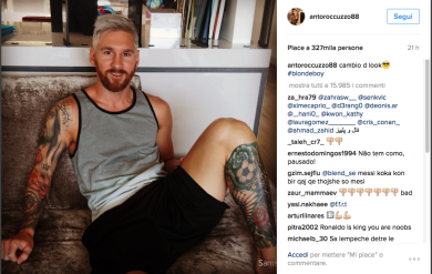 Lionel Messi cambia look