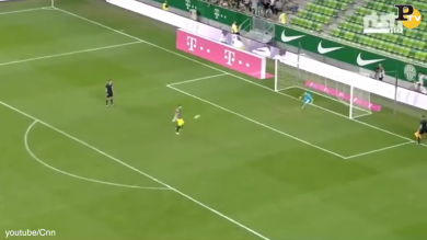 Portiere in Albania para tre rigori e fa il “cucchiaio” | video