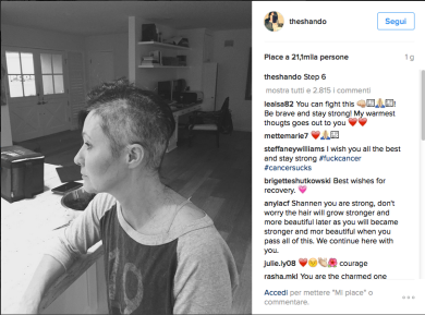 Shannen Doherty e gli altri vip in lotta contro il cancro