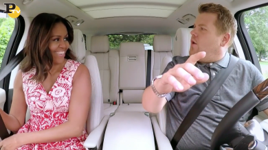 Michelle Obama canta al karaoke di James Croden | video