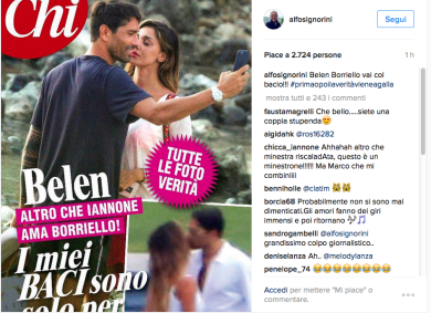 Belén Rodriguez, Marco Borriello: la foto della verità