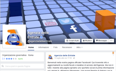 Agenzia delle entrate su Facebook: ecco come funziona il servizio