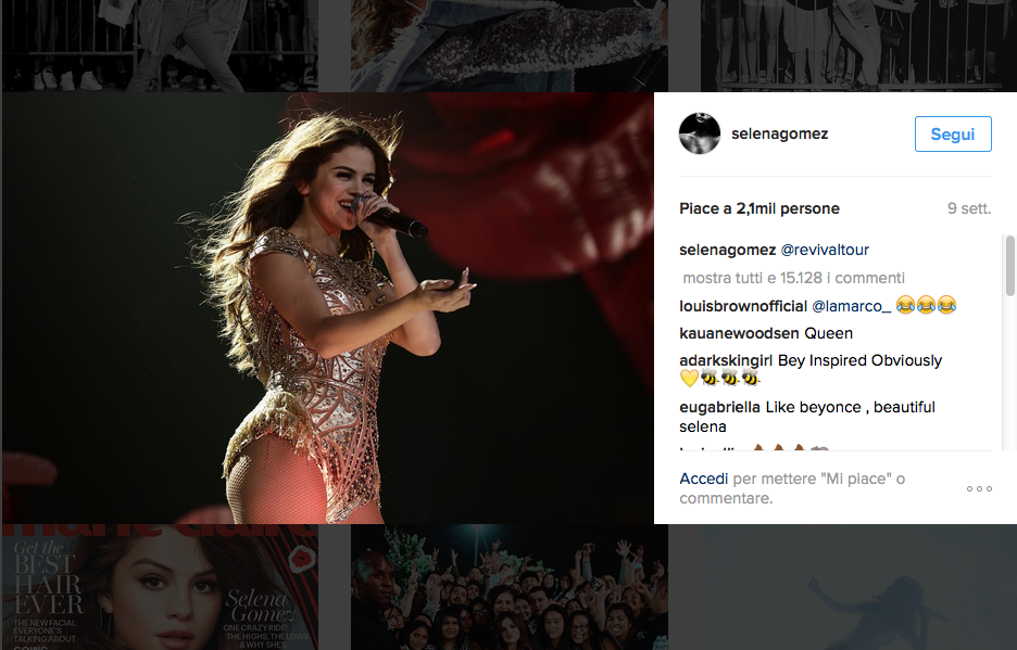 Selena Gomez, selfie record da quasi 5 milioni di like Selena Gomez, selfie record da quasi 5 milioni di like