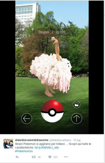 Pokemon Go, è mania (anche) tra i vip Pokemon Go, è mania (anche) tra i vip