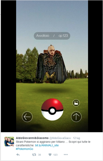 Pokemon Go, è mania (anche) tra i vip Pokemon Go, è mania (anche) tra i vip