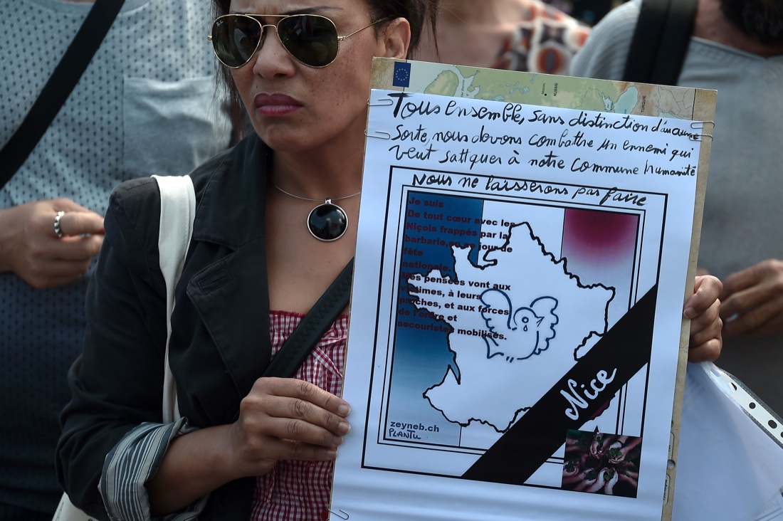 Nizza: il ricordo delle vittime della strage Nizza: il ricordo delle vittime della strage