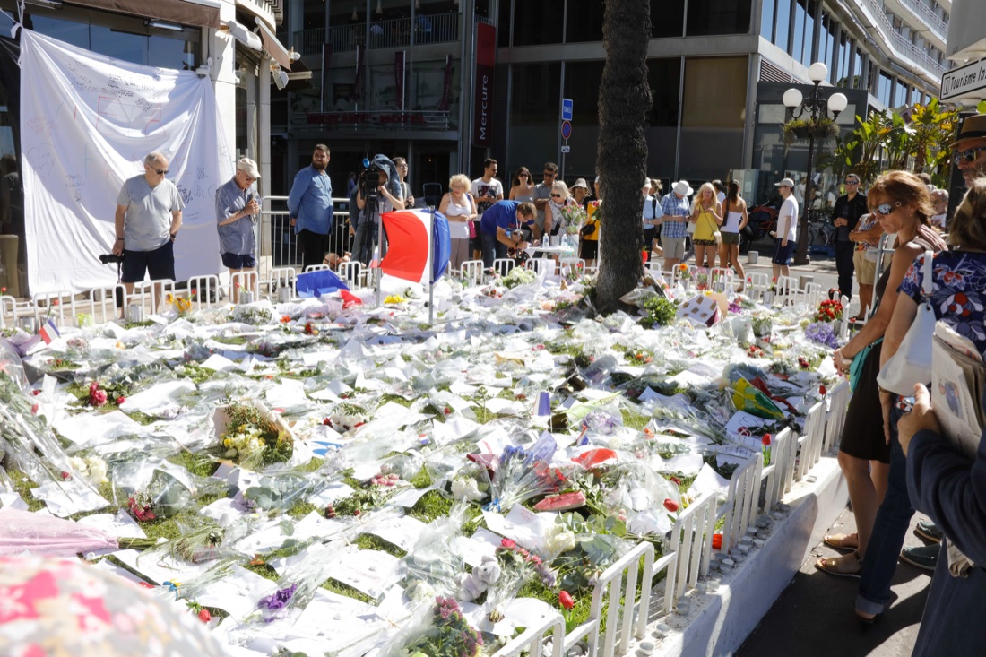 Nizza: il ricordo delle vittime della strage Nizza: il ricordo delle vittime della strage