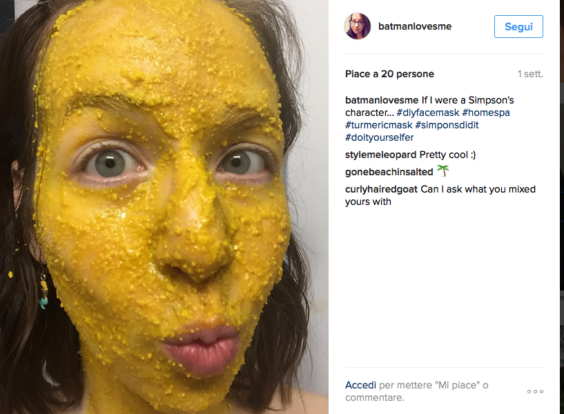 Galleria foto 'Su Instagram è #TurmericMask mania' - foto 2