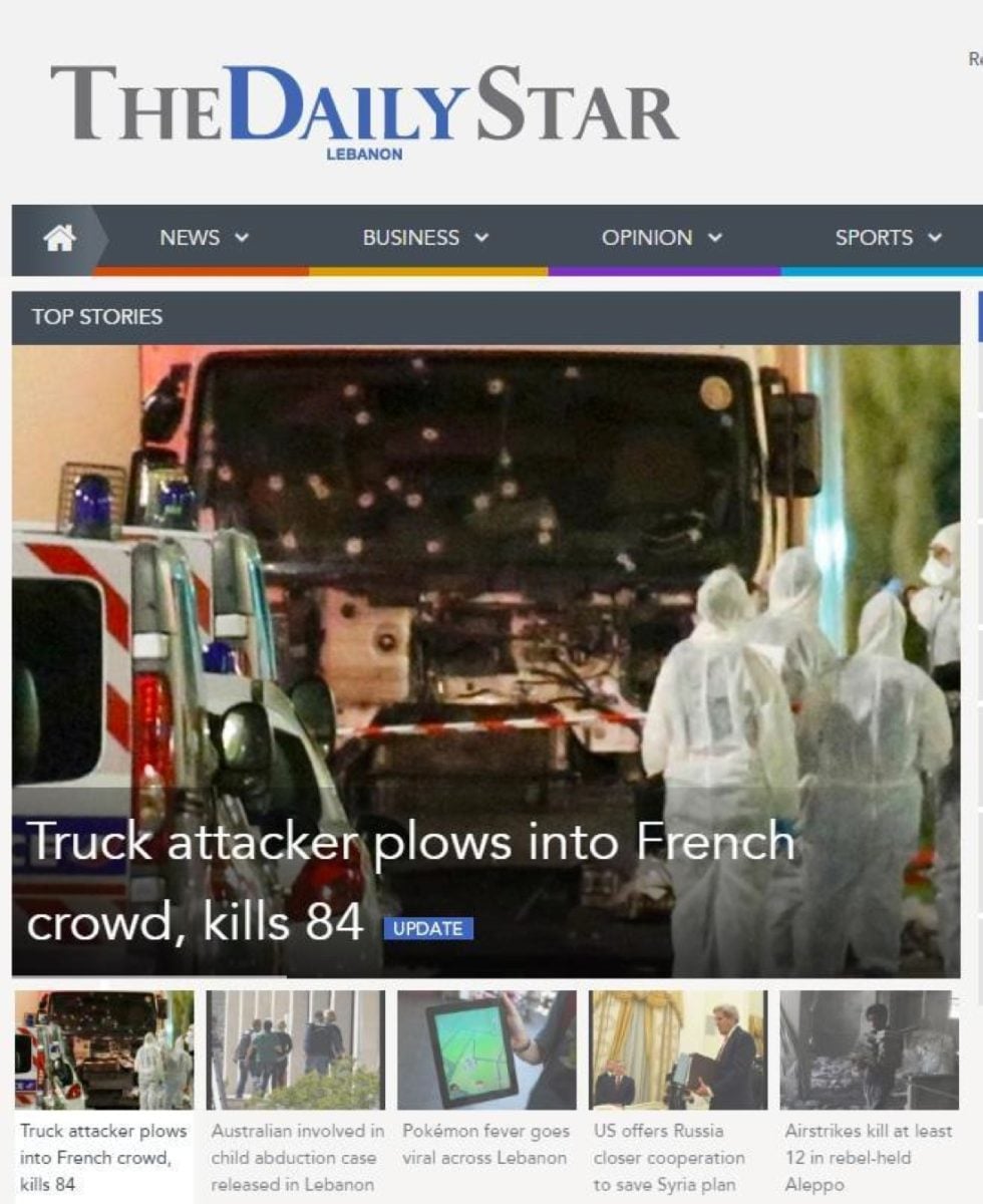 Attentato a Nizza: il lutto della stampa internazionale – FOTO Attentato a Nizza: il lutto della stampa internazionale – FOTO