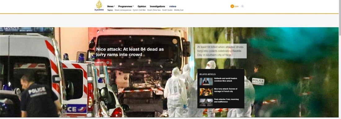 Attentato a Nizza: il lutto della stampa internazionale – FOTO Attentato a Nizza: il lutto della stampa internazionale – FOTO