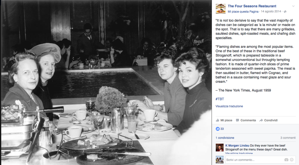 Galleria foto 'New York, chiude lo storico The Four Seasons restaurant' - foto 3