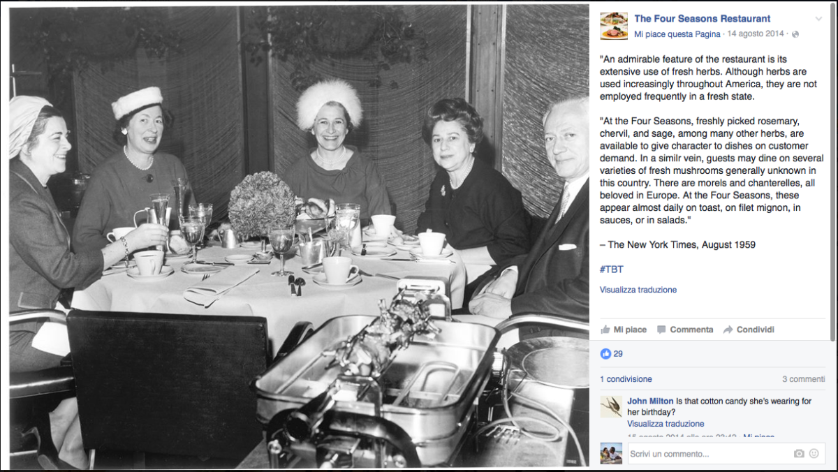 Galleria foto 'New York, chiude lo storico The Four Seasons restaurant' - foto 4